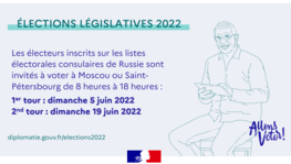 Elections législatives : les 5 et 19 juin 2022 allons voter !